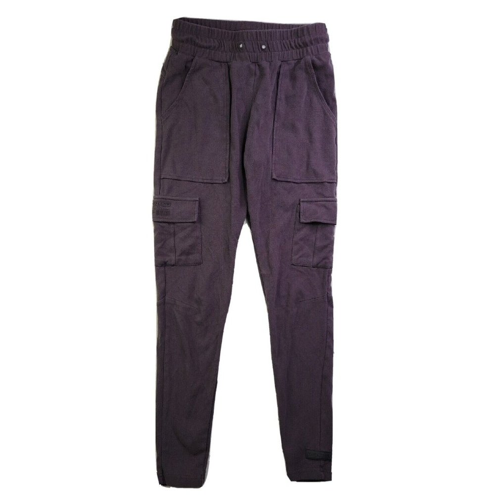 ALPHALETE IDENTITY Women XS Gray Cargo Sweatpants Jogger Drawstring Missing